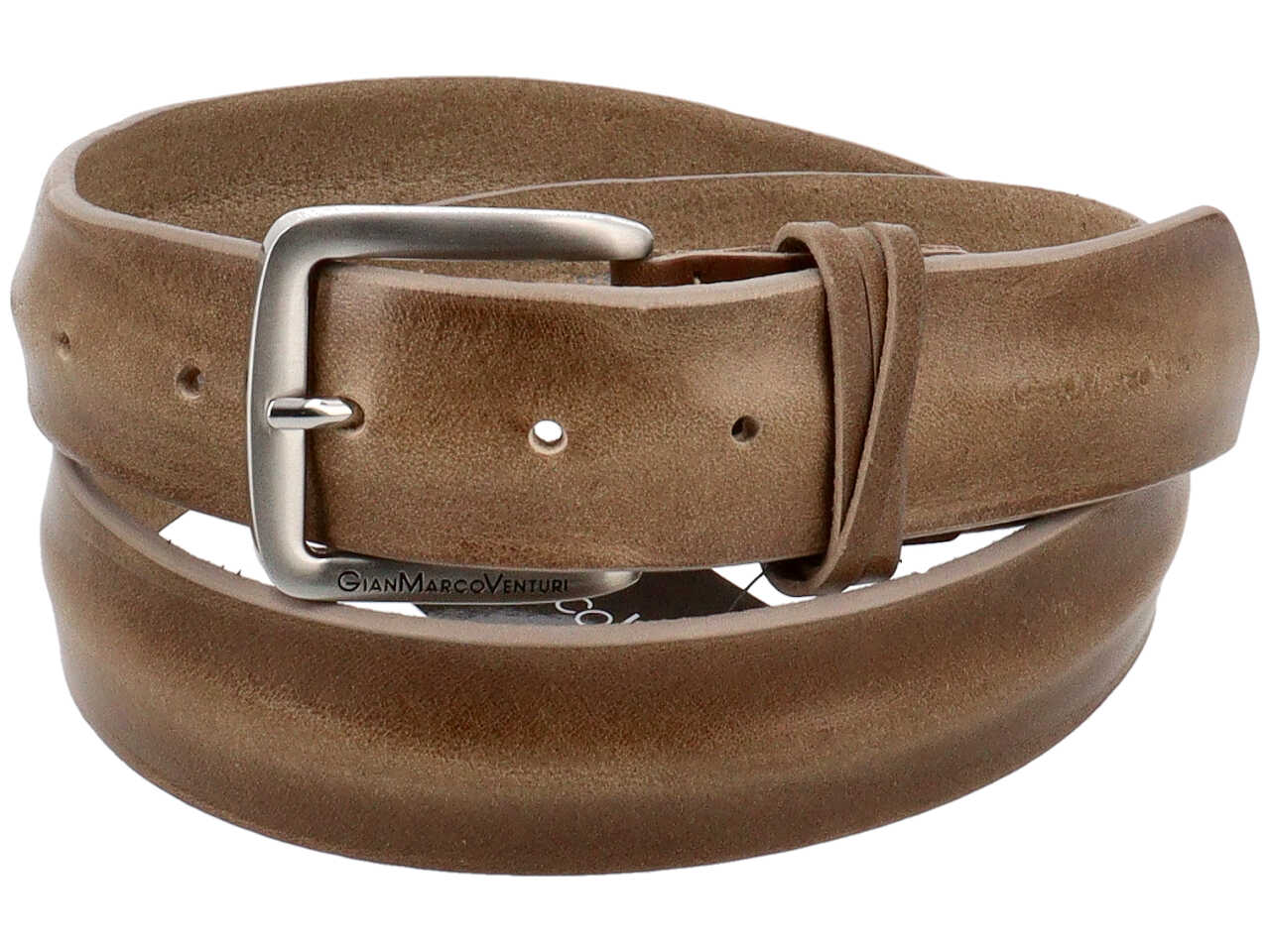 Gmv uomo cintura cuoio dash piegata nei colori blu, taupe e marrone