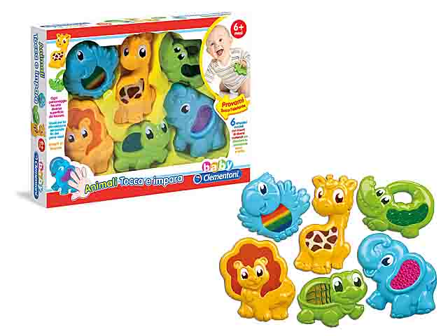 Baby clem.animali tattili