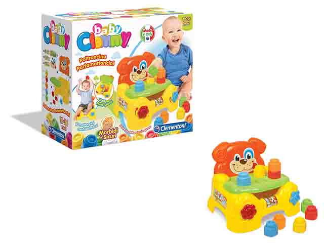 Clemmy poltroncina porta mattoncini