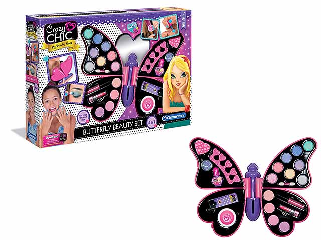 Crazy chic butterfly beauty set