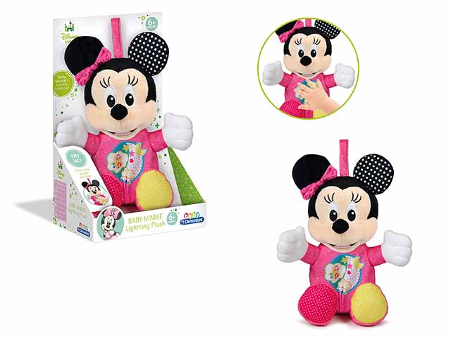 Baby Minnie Lightin Plush Gioco Disney - Clementoni