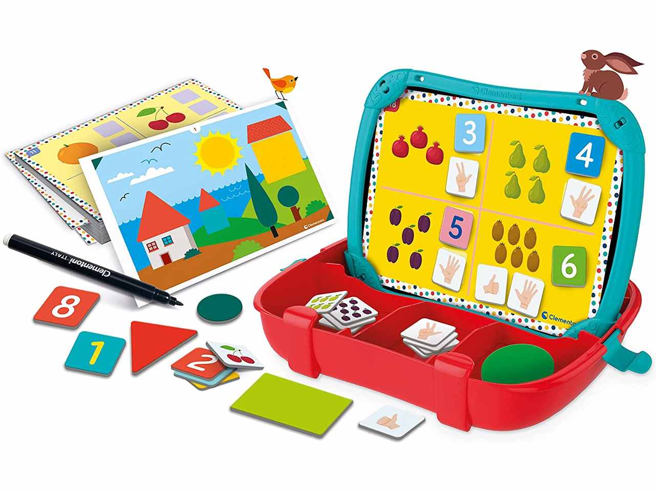 Sapientino Valigetta magnetica Numeri e Forme Gioco Educativo - Clementoni
