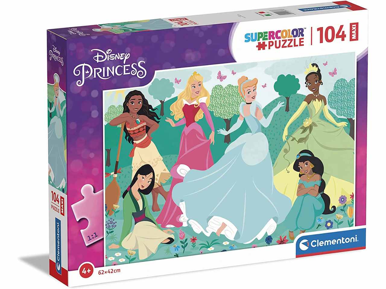 Puzzle Maxi Principesse Disney 104 pezzi - Clementoni