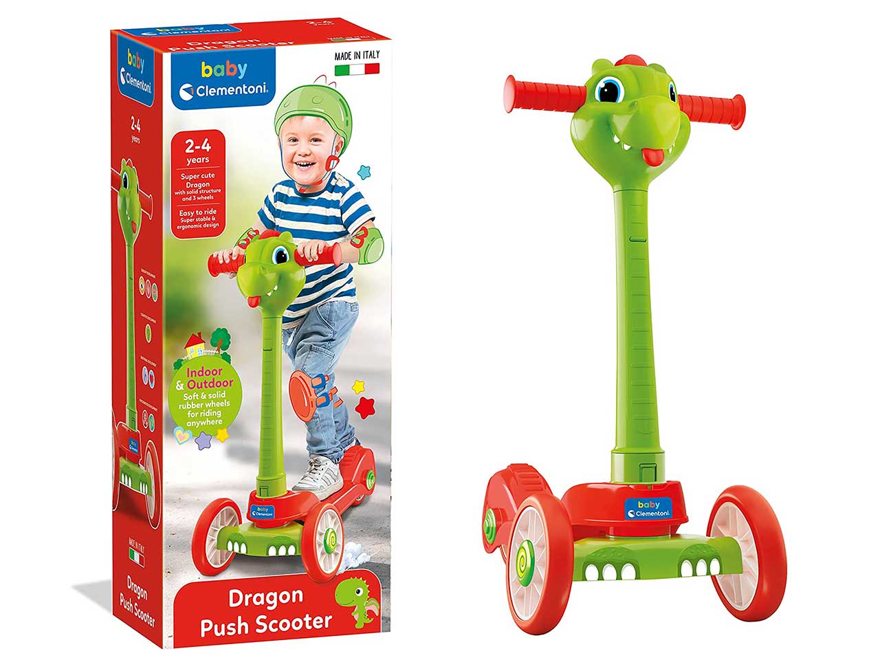 Baby dragon push scooter