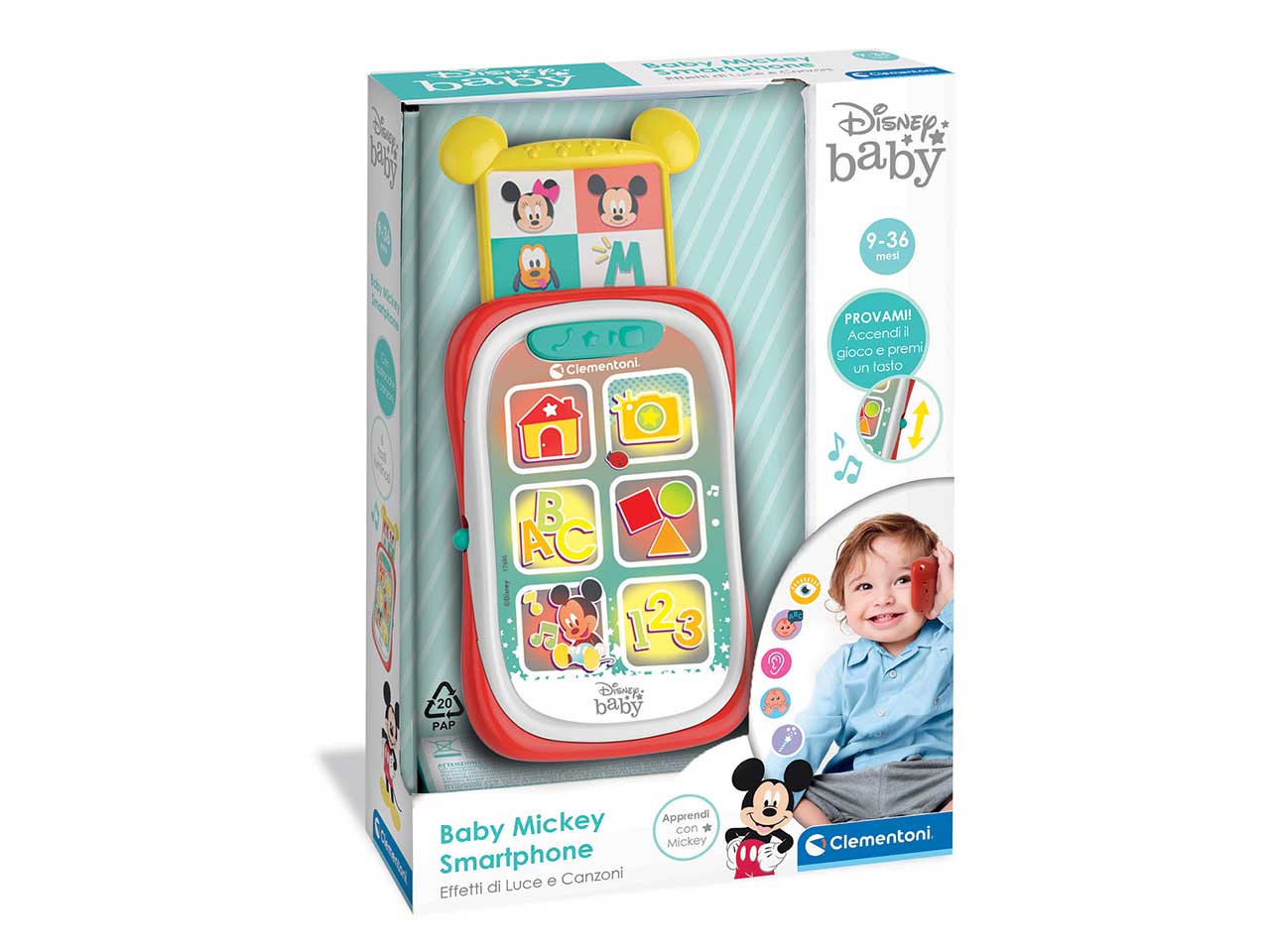 Disney Baby Mickey Telefono Gioco Elettronico - Clementoni