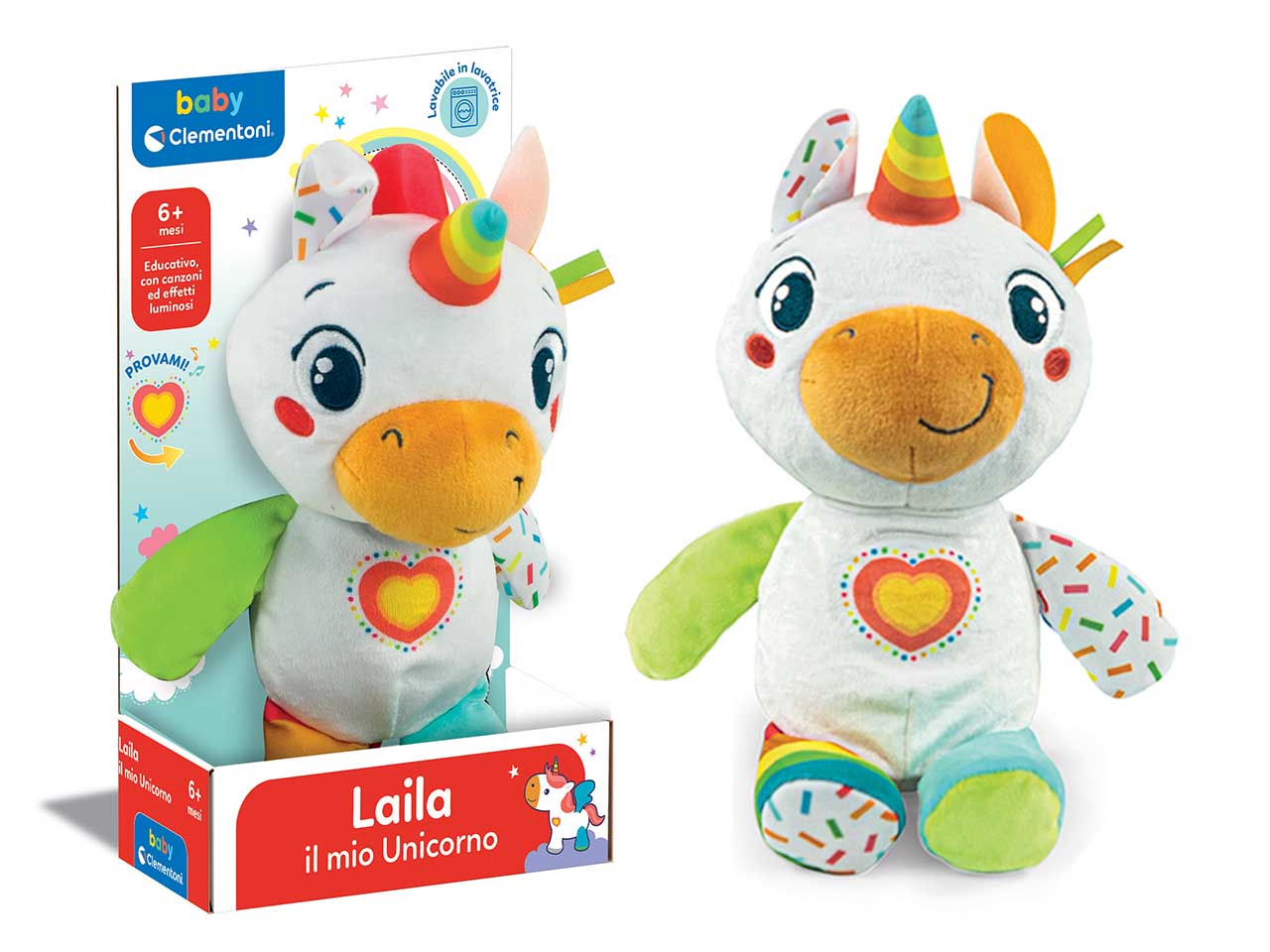 Baby clementoni laila il mio unicorno