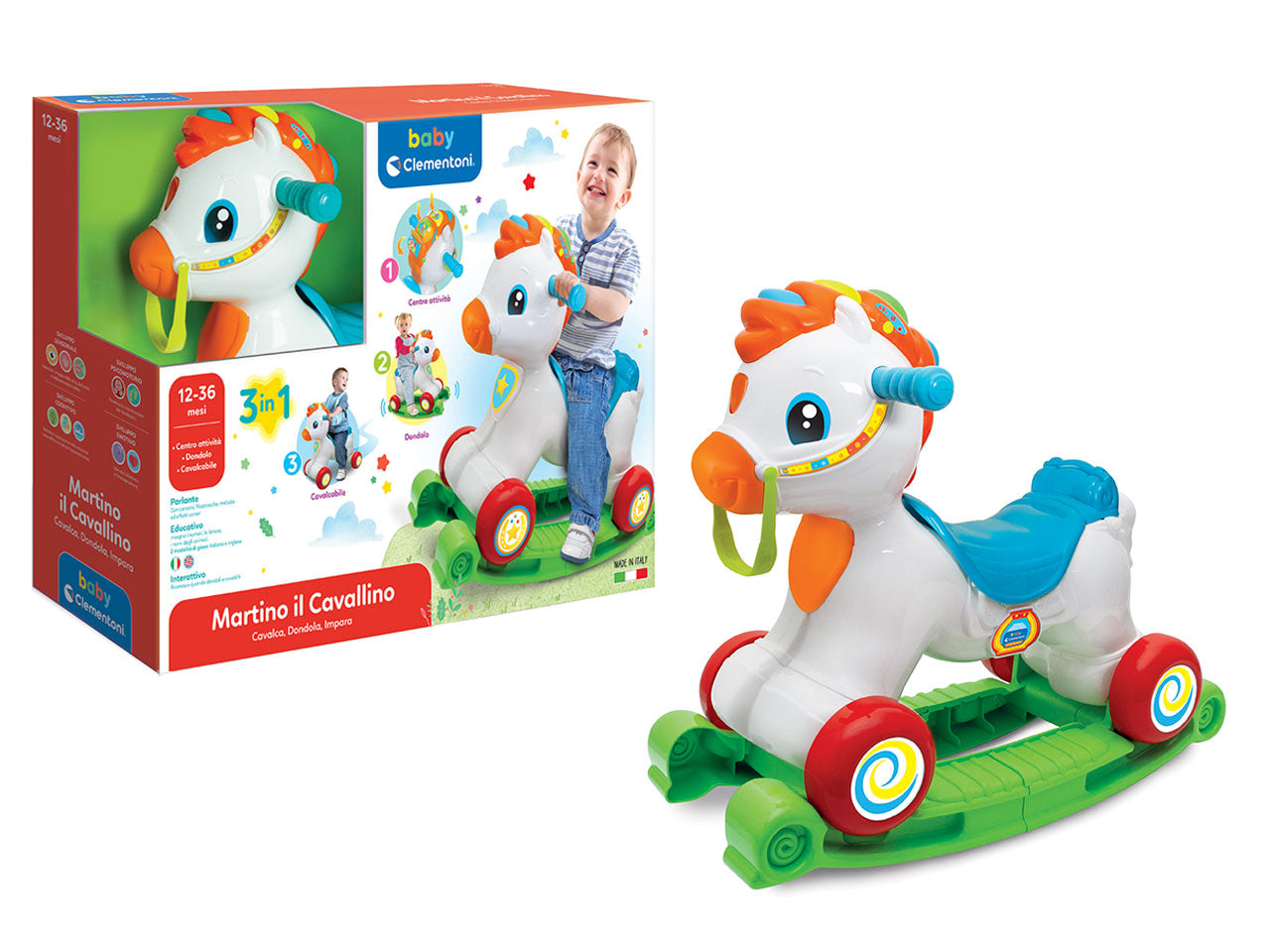 Baby clementoni martino cavalli