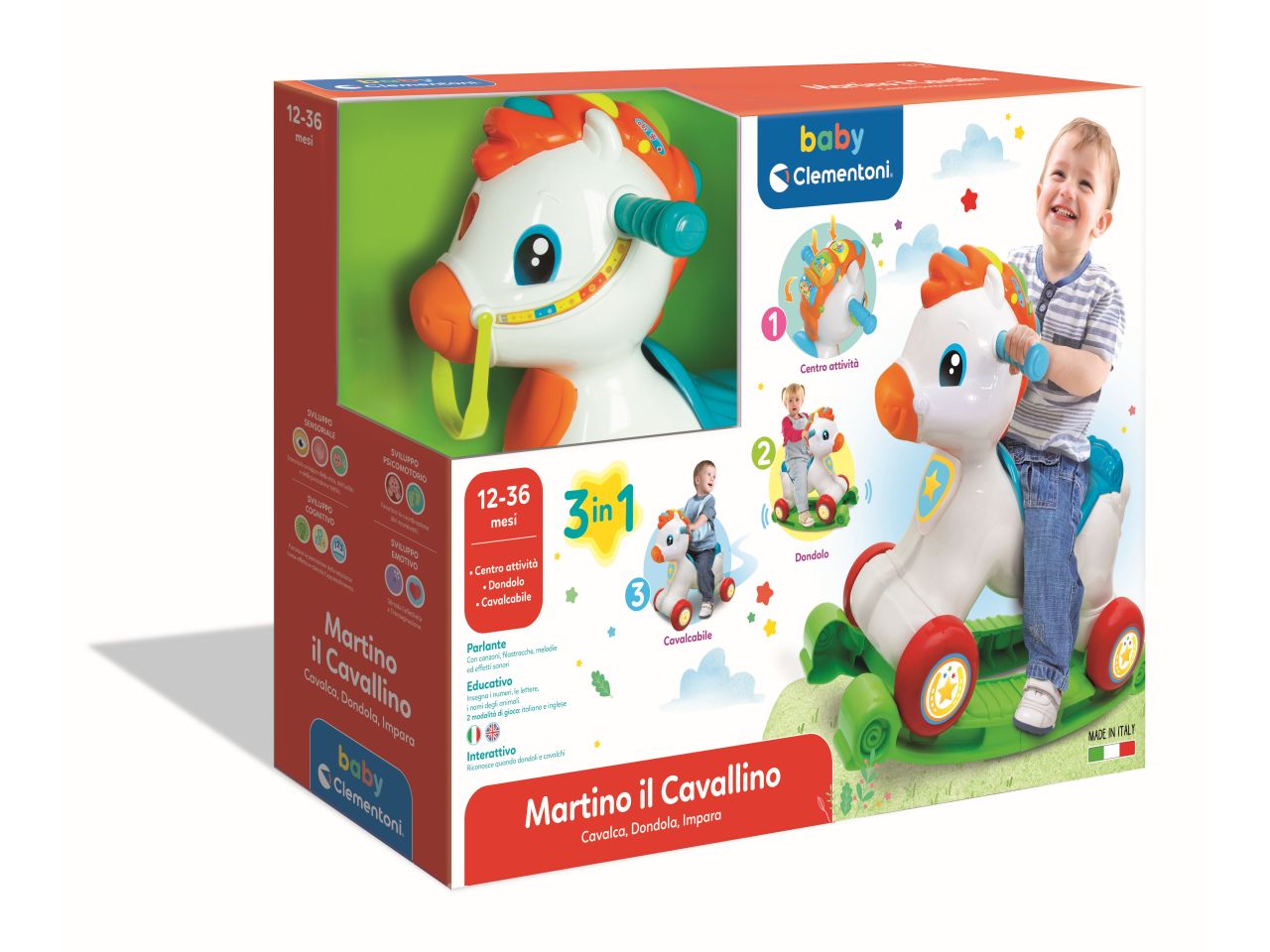 Baby clementoni martino cavalli