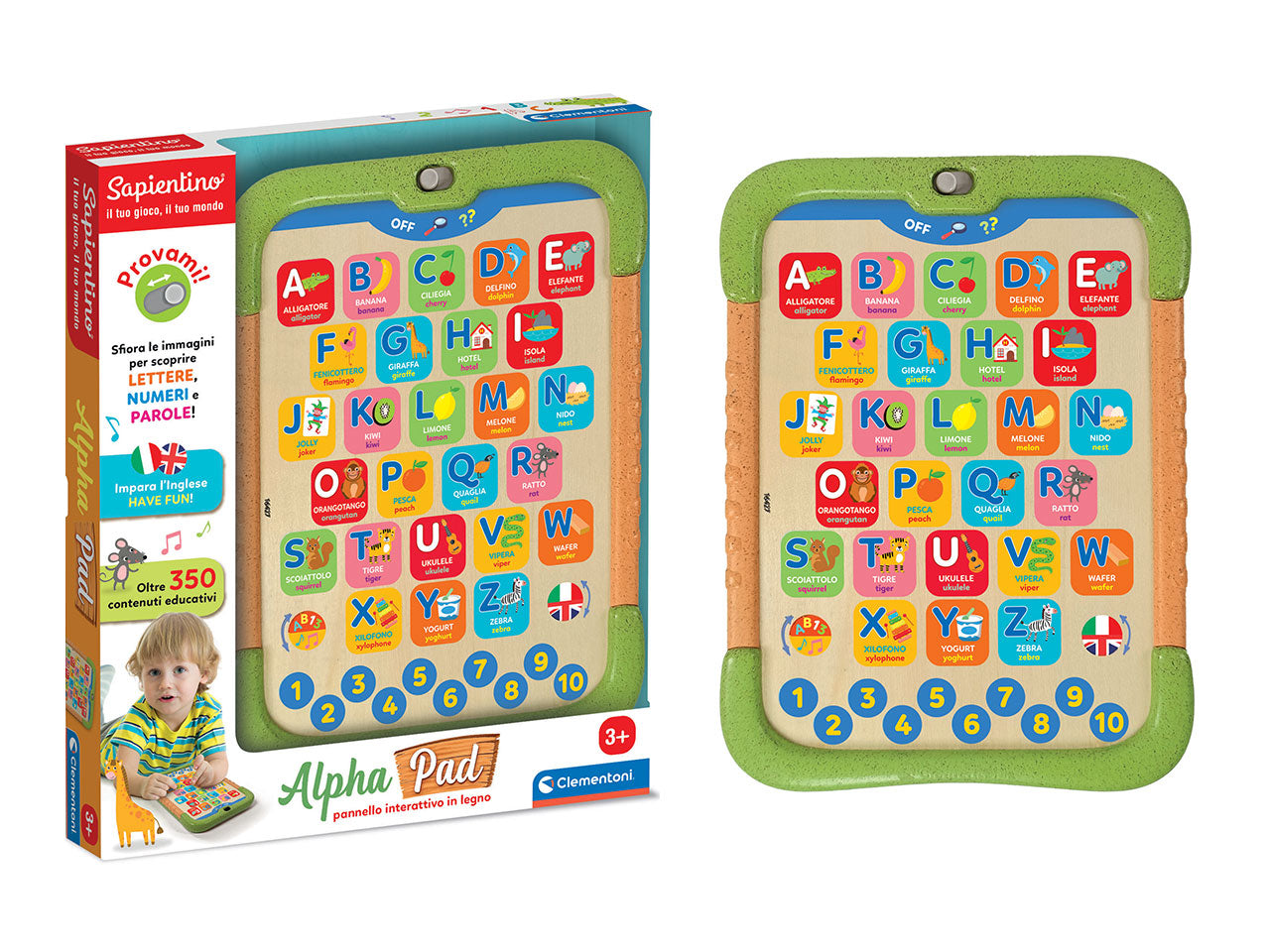 Sapientino Alpha Pad Alfabetiere Interattivo - Clementoni