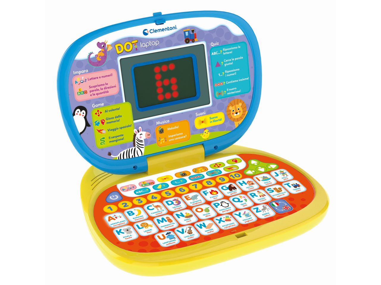 Computer Kid DOT Laptop Gioco Educativo Elettronico - Clementoni