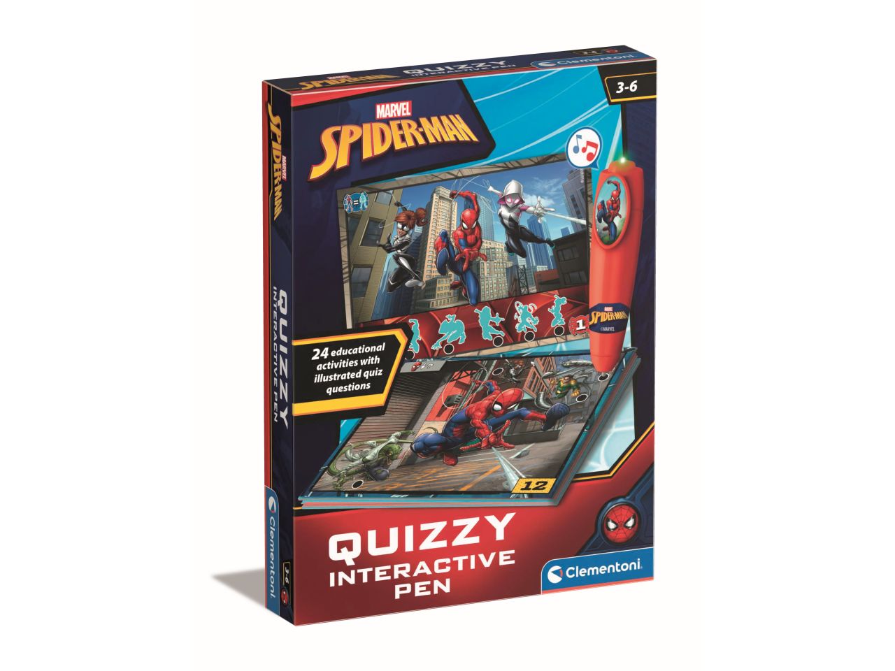Sapientino basic spiderman quiz