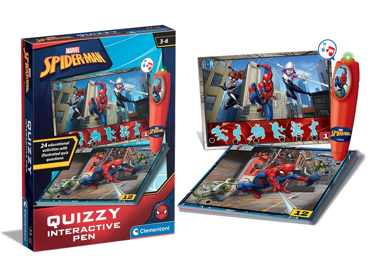 Sapientino basic spiderman quiz