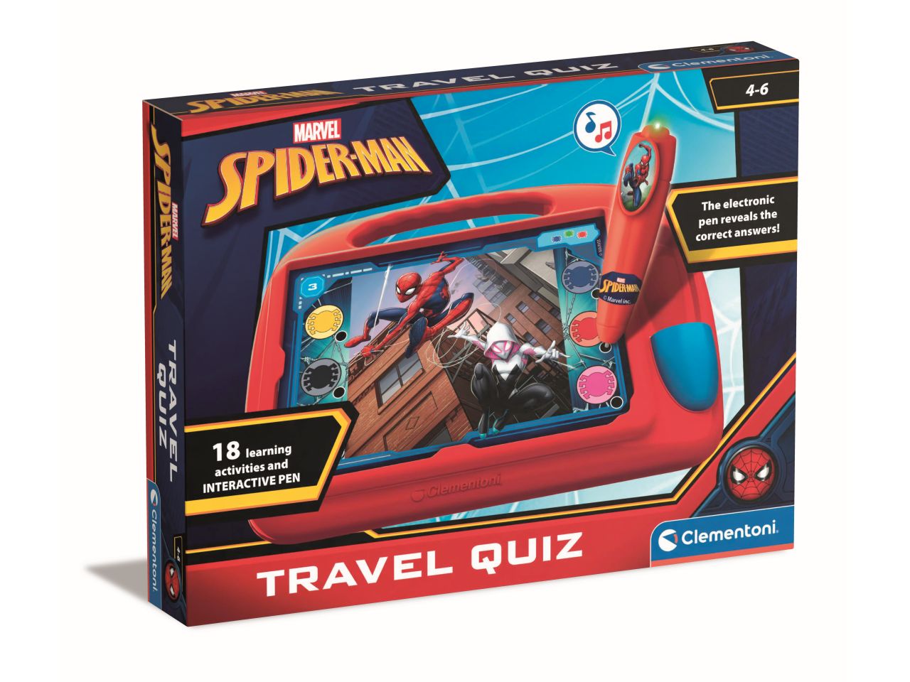 Sapientino travel quiz spiderma