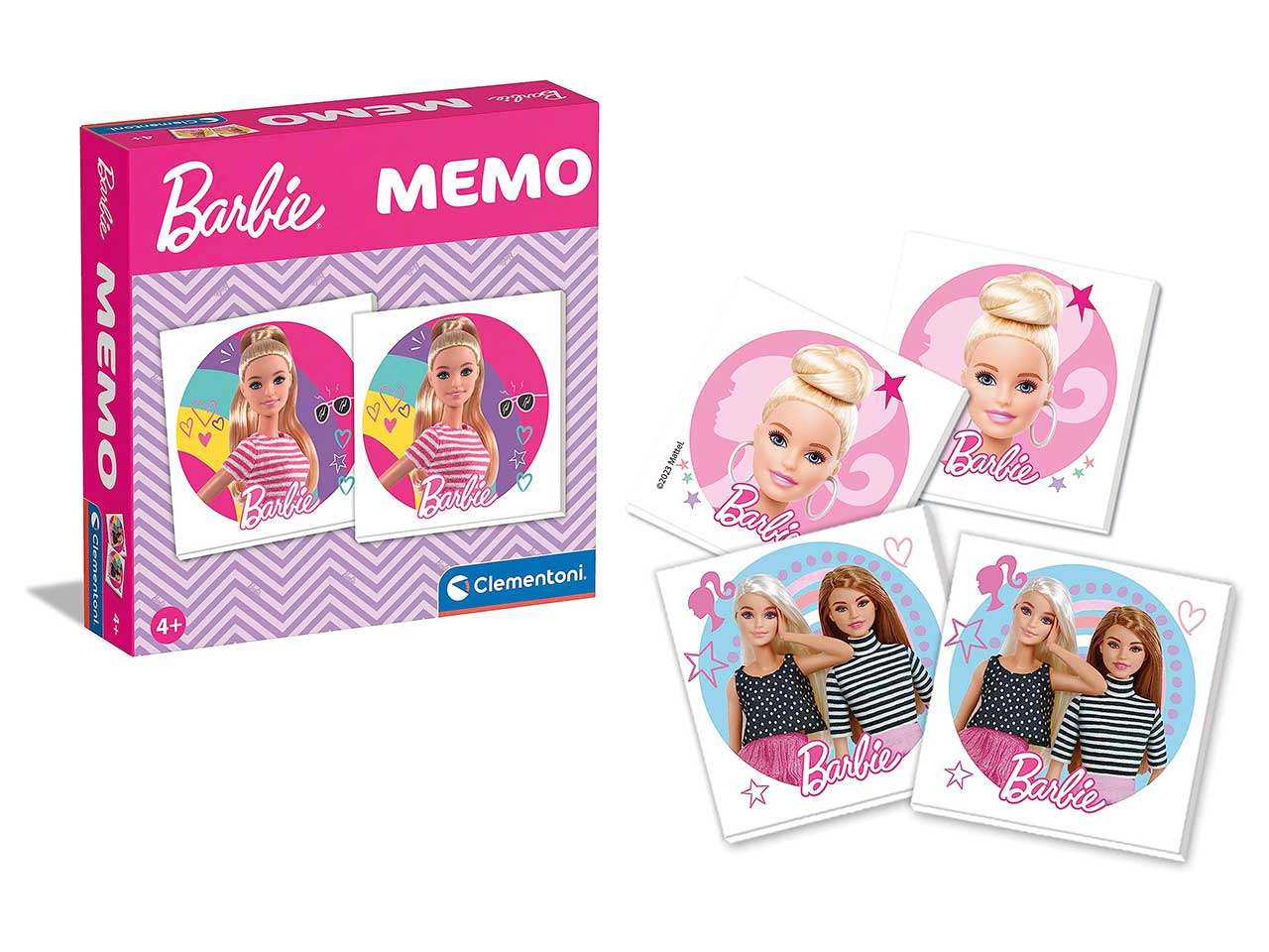 Clementoni memo games barbie