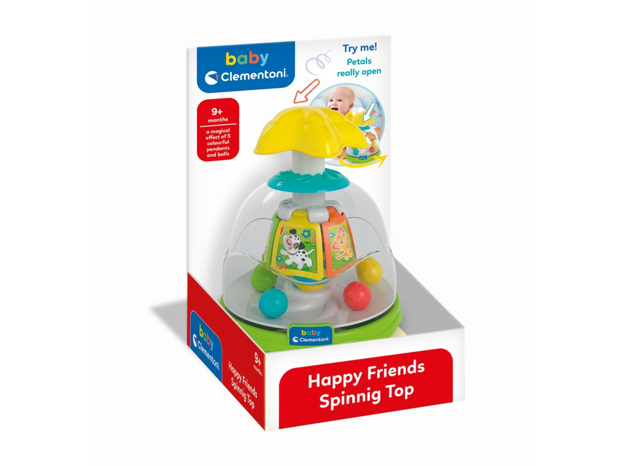 Happy friends spinning top