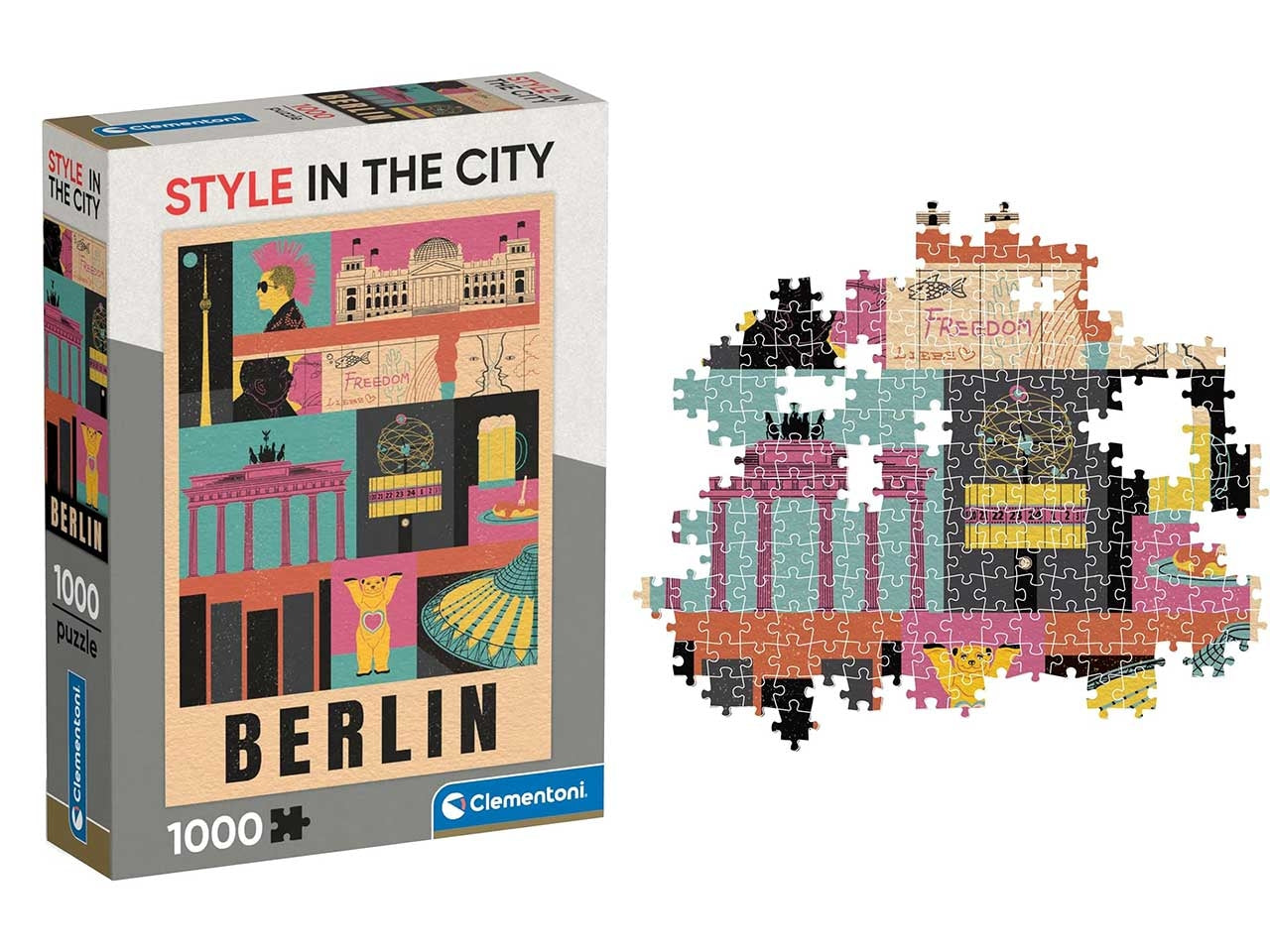 Puzzle 1000 pezzi style in the city berlin