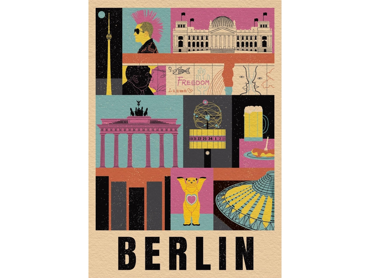 Puzzle 1000 pezzi style in the city berlin