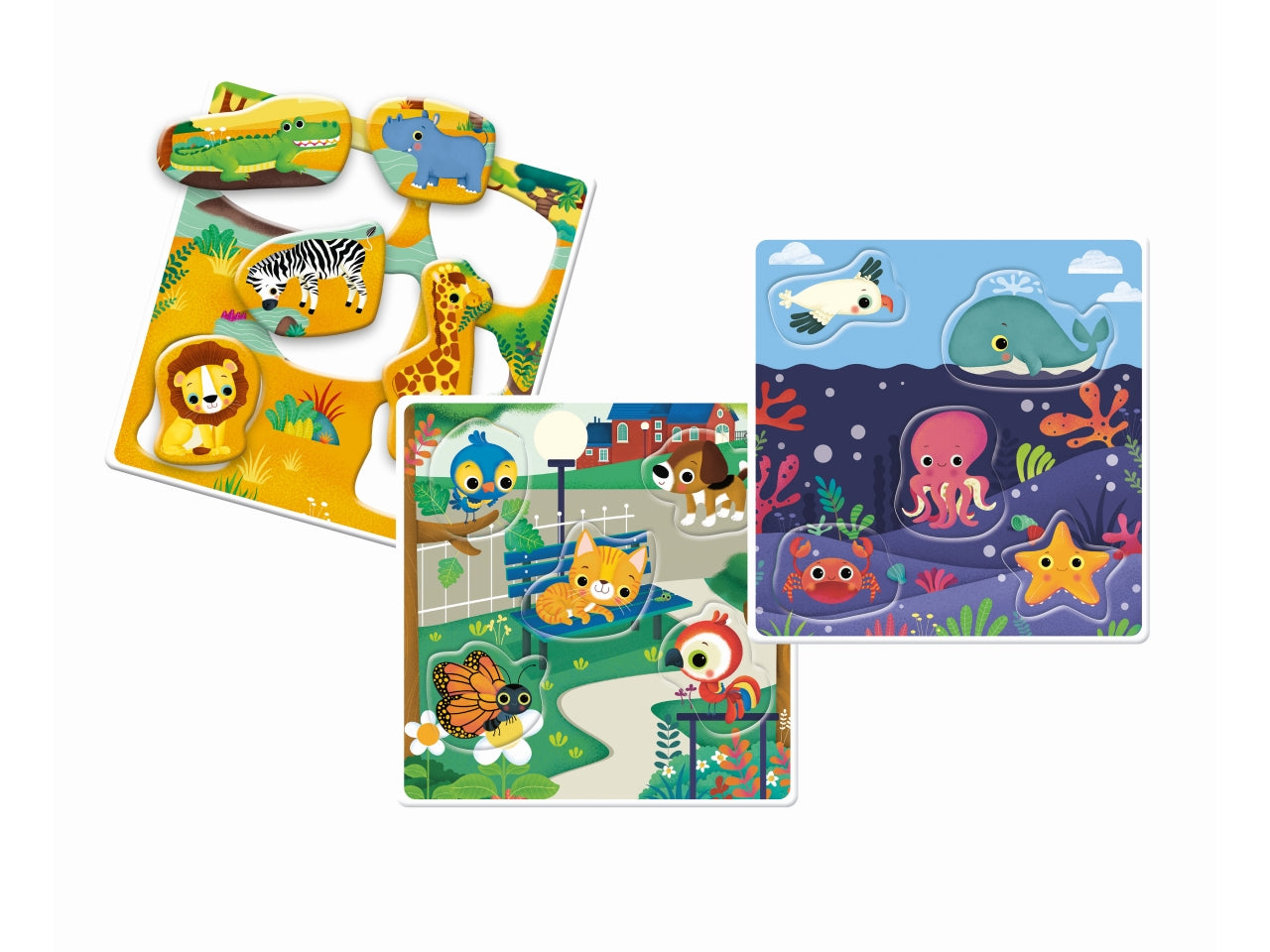 Montessori baby animali 3in