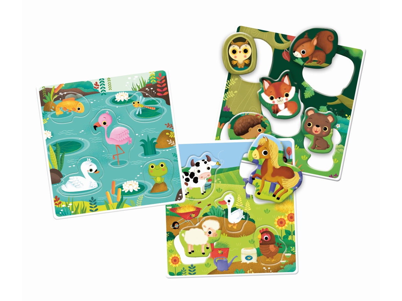 Montessori baby animali 3in