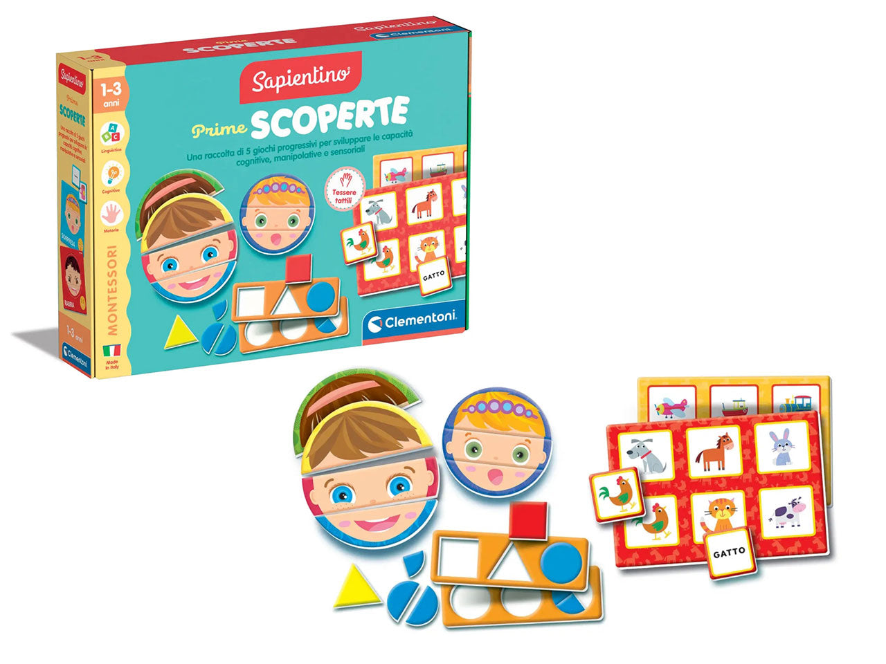 Montessori Prime Scoperte Giochi e Puzzle - Clementoni