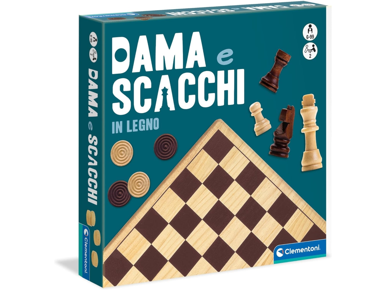 Gioco Scacchi E Dama In Legno