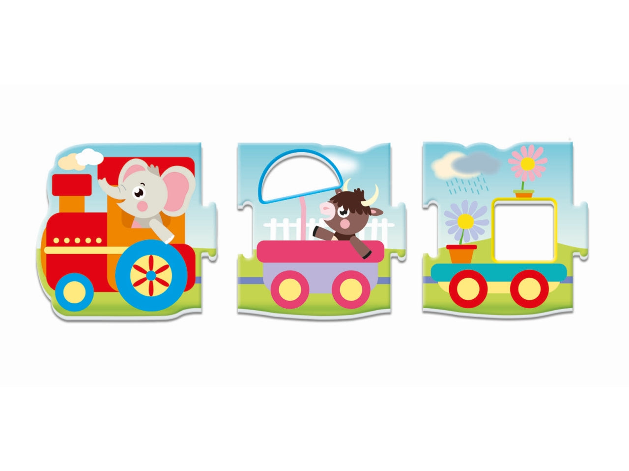 Montessori baby trenino forme