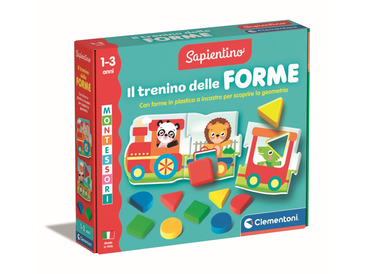 Montessori baby trenino forme