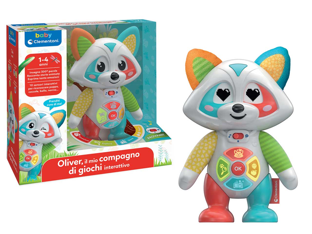 Giocattolo Oliver, il Mio Amico Interattivo: Compagno di Giochi per Bambini - Clementoni
