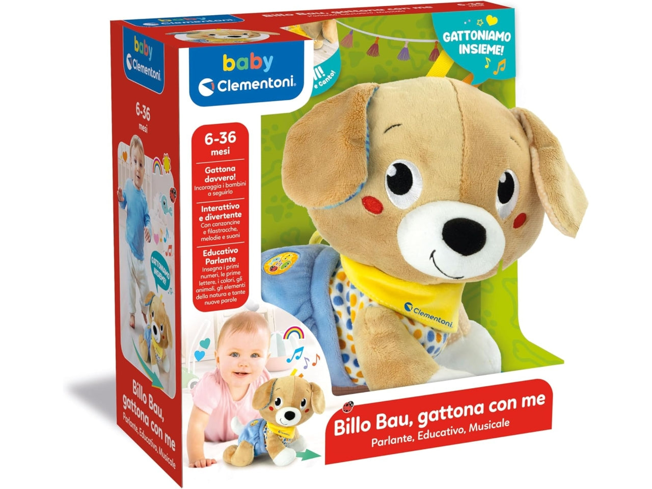 Billo Bau Gattona Con Me Gioco Interattivo - Clementoni Baby