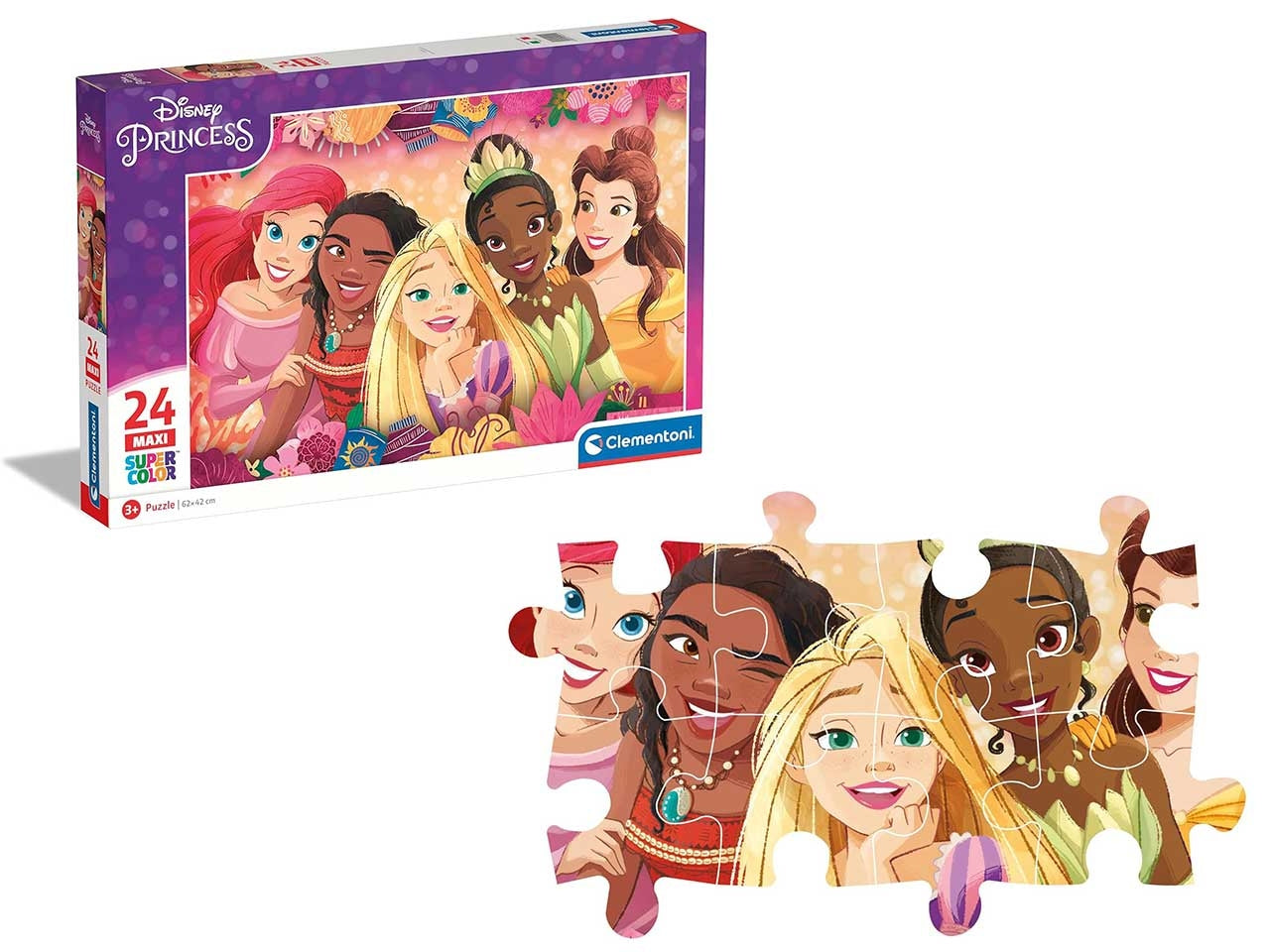 Puzzle da 24 pezzi maxi Disney Princess