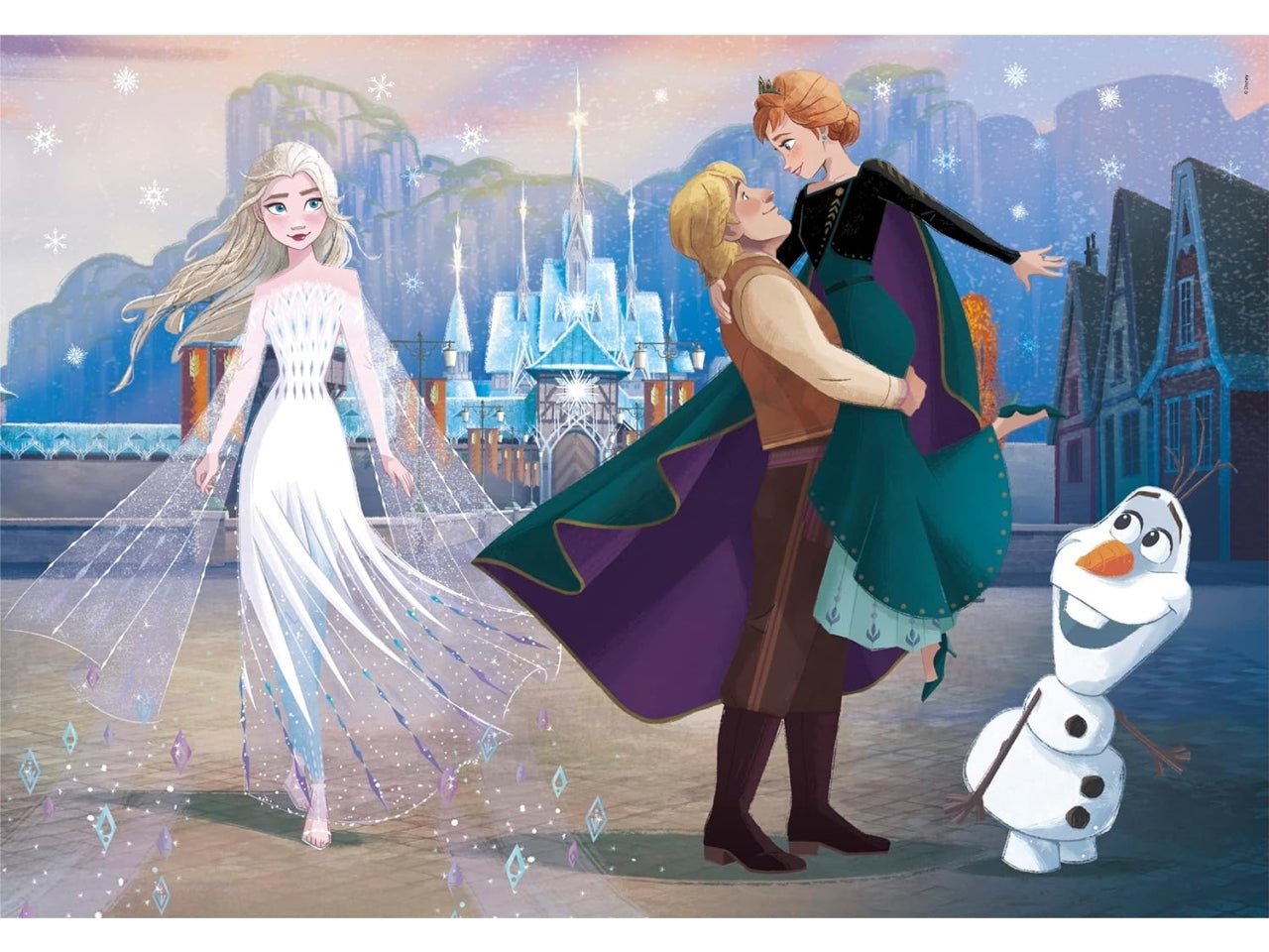 Puzzle da 24 pezzi maxi Frozen