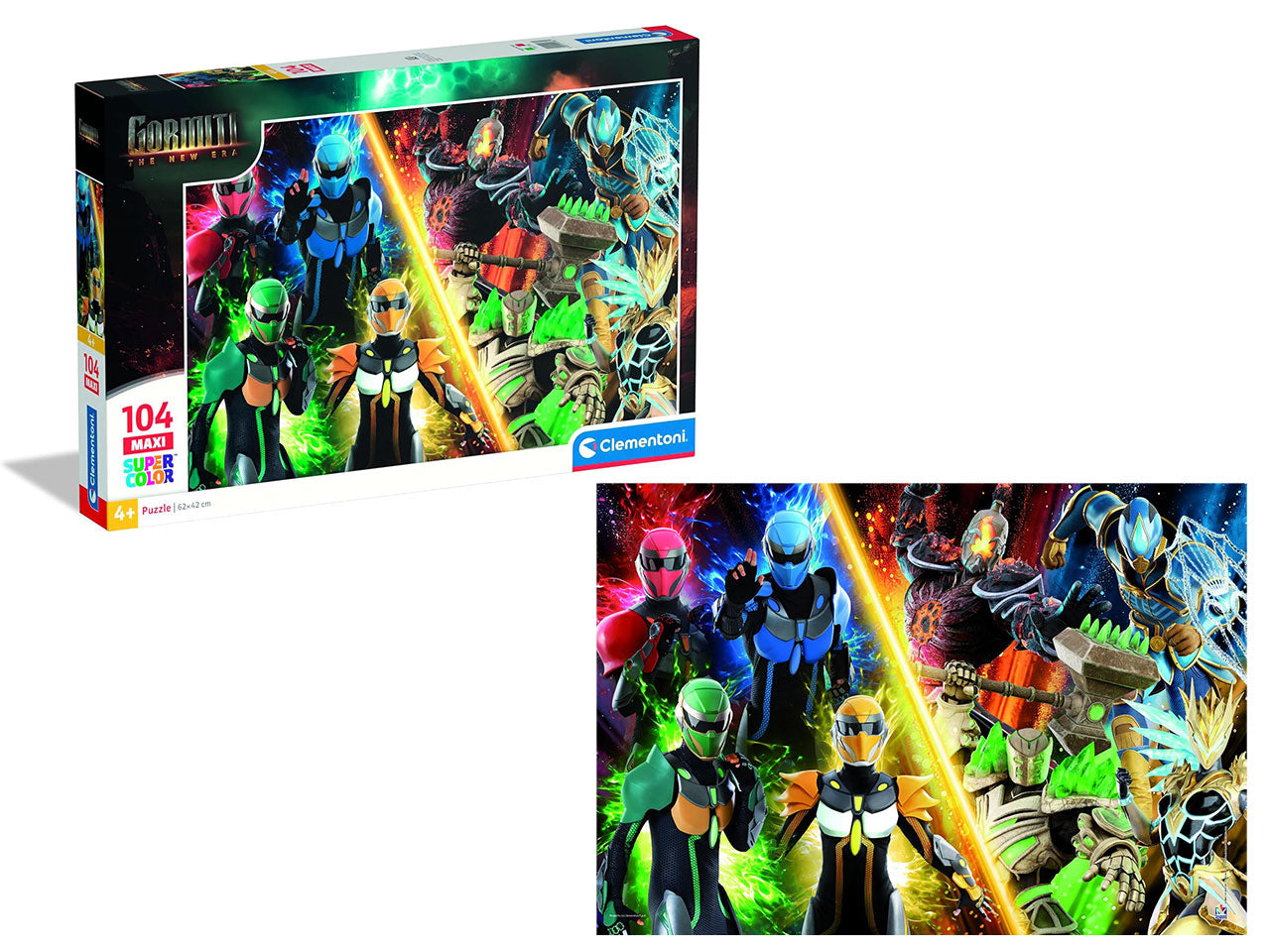 Puzzle 104 pezzi maxi gormiti
