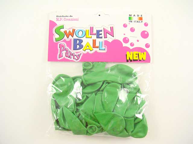 Palloncini gomma 40 pezzi verdi 180
