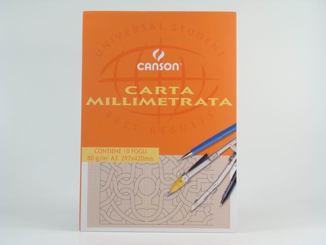 Blocco millimetrato a3 29x42 5826