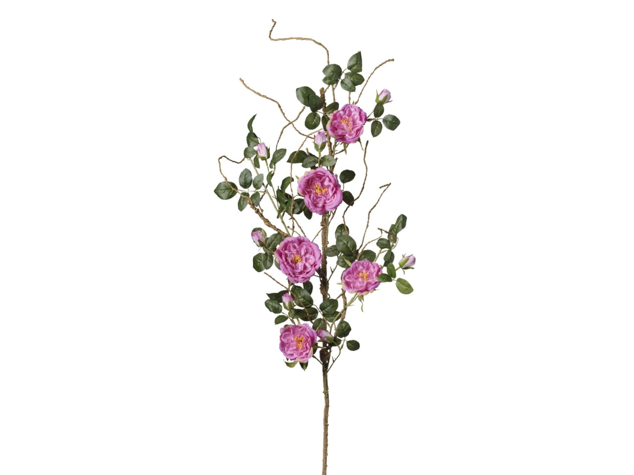 Ramo rosa beauty con rametti 125cm