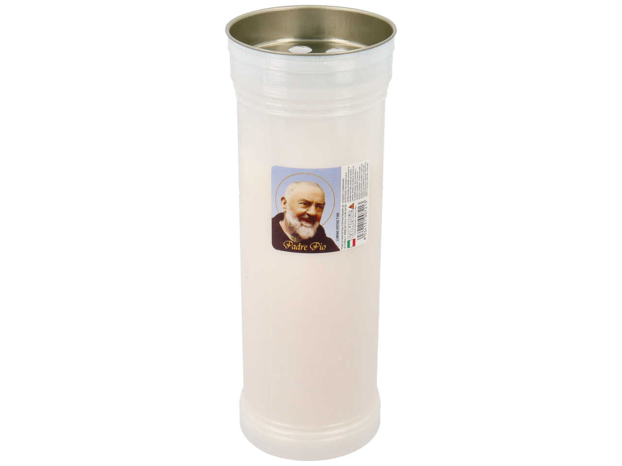 Lumini votivi h.cm.24 bianchi t100qb