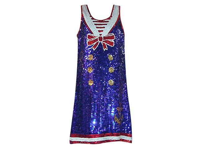 Abito paillettes marinaretta 071382 $