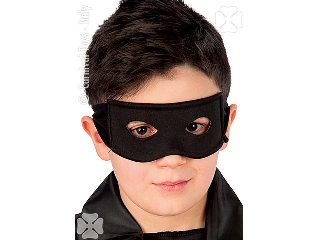 Farfalla cavaliere nero in tessuto con fasce