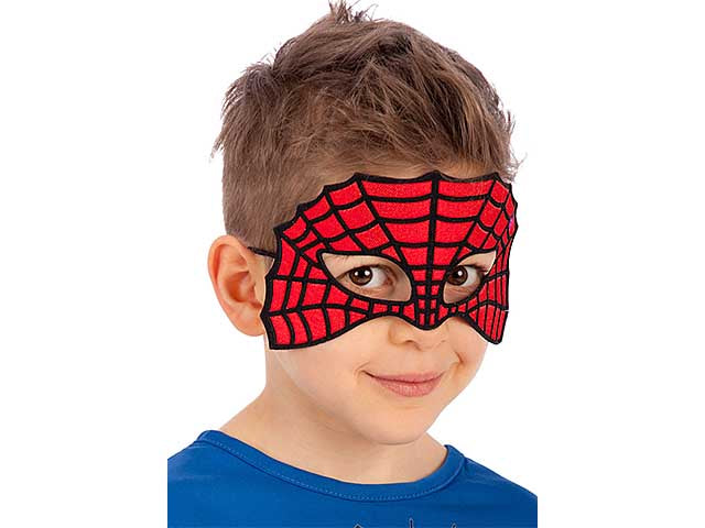 Maschera bimbo ragno in tessuto