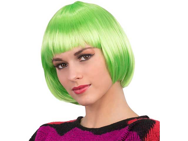 Parrucca lovely colore verde