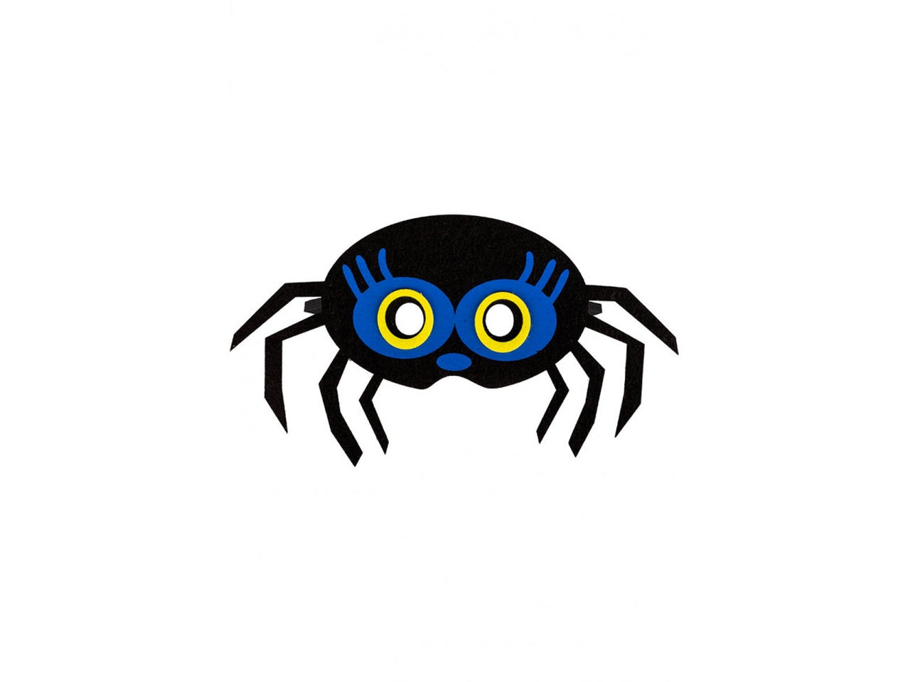 Maschera ragnetto bimbo in feltro