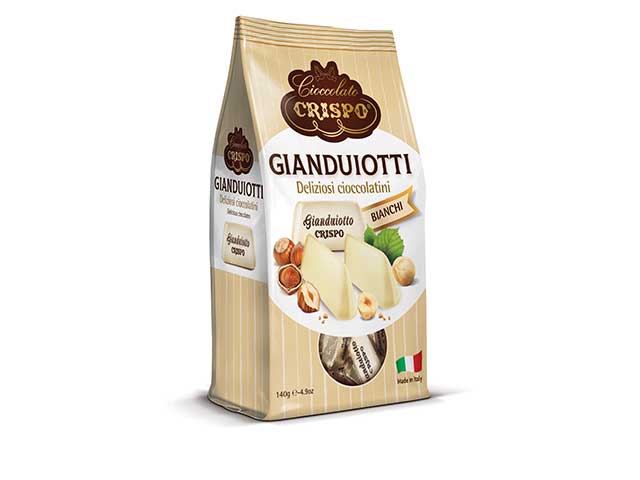 Gianduiotti cioccolato bianco gr.140