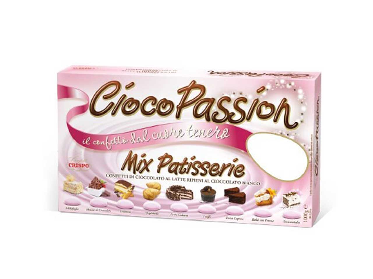 Confetti mix patisserie 1kg rosa 010138276