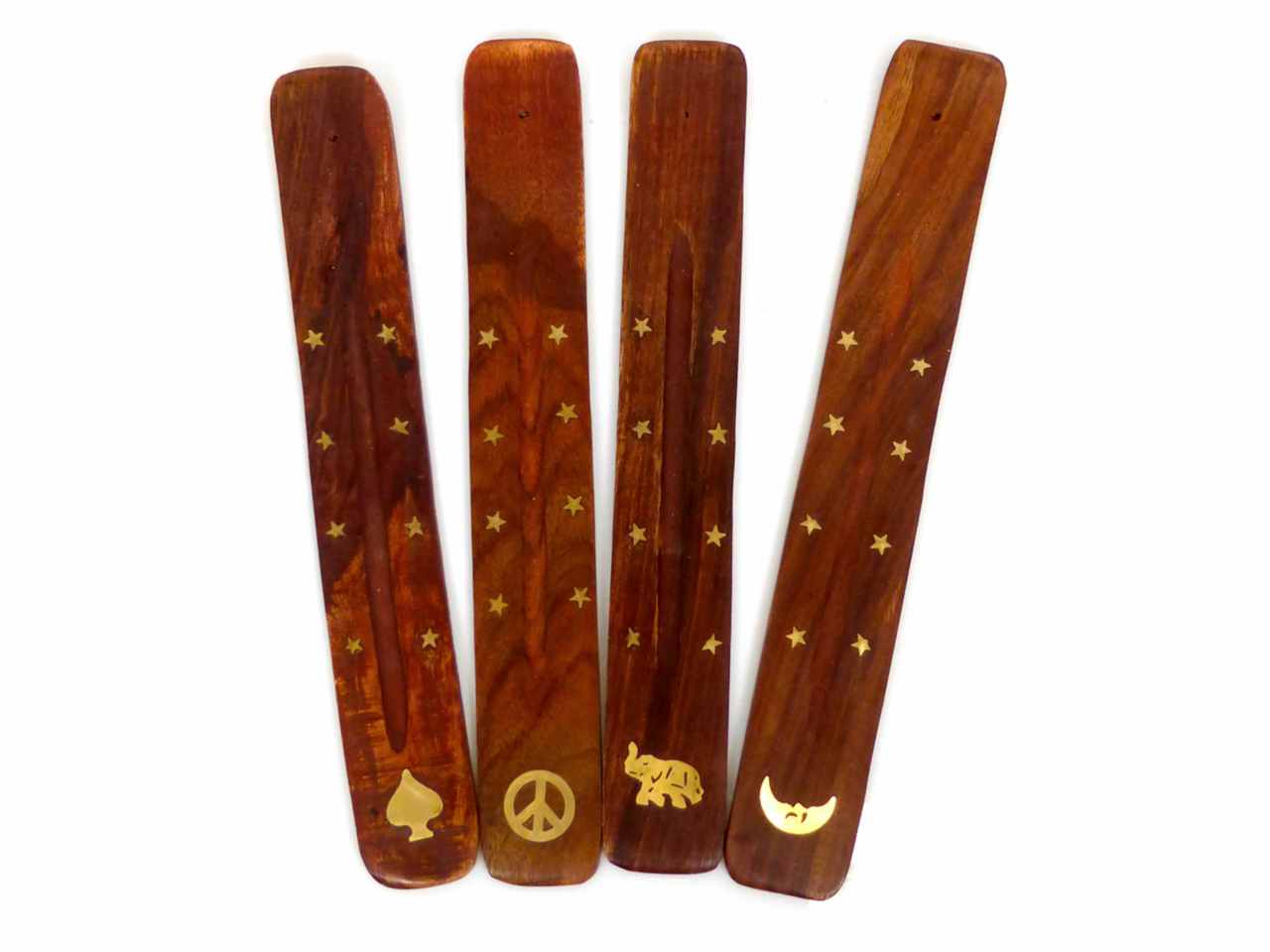 Porta incenso legno oro deo4340a