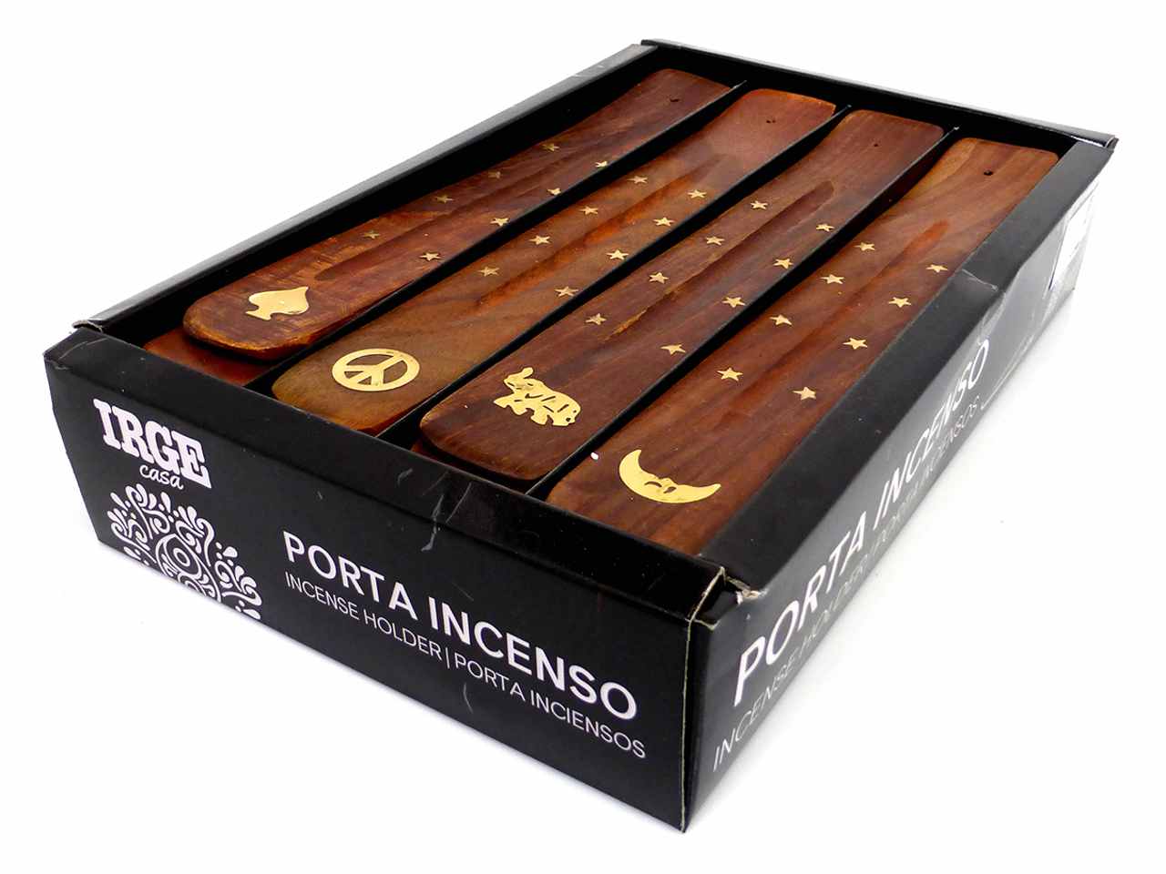 Porta incenso legno oro deo4340a