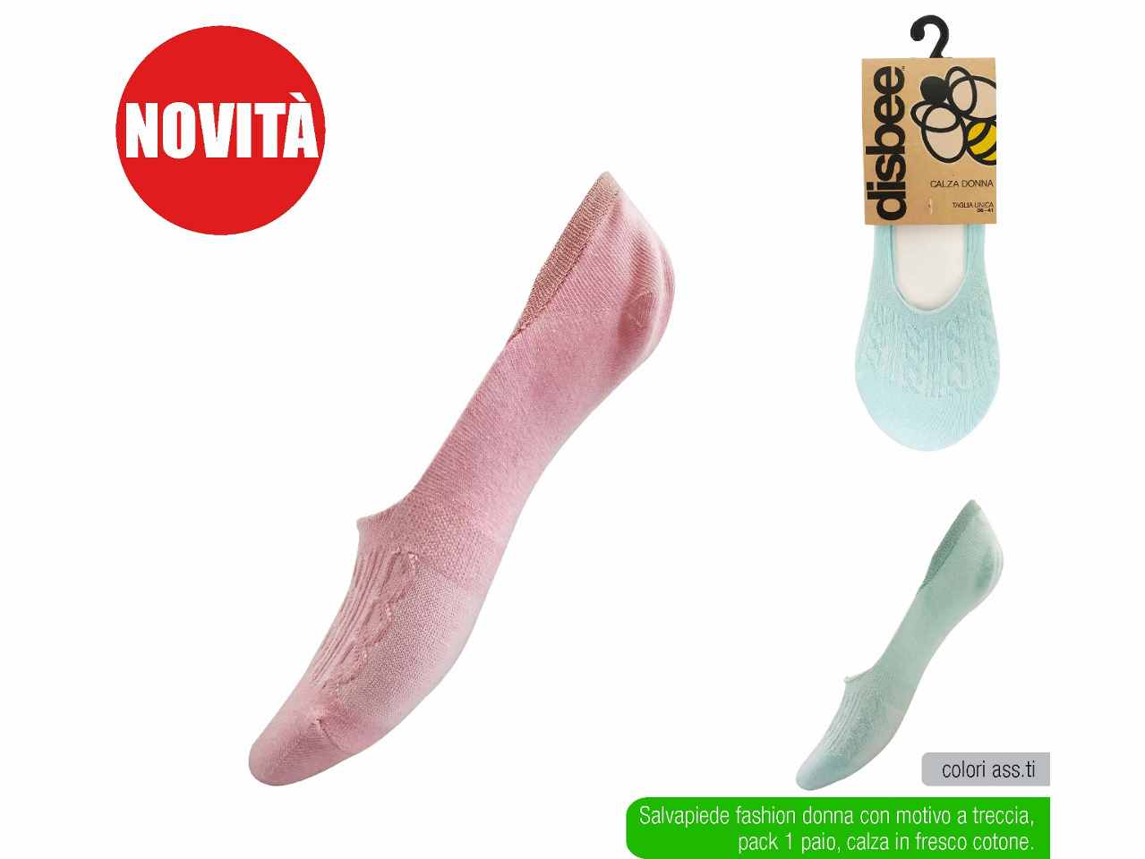 Salvapiede donna treccia tg.36-41 cal5420a