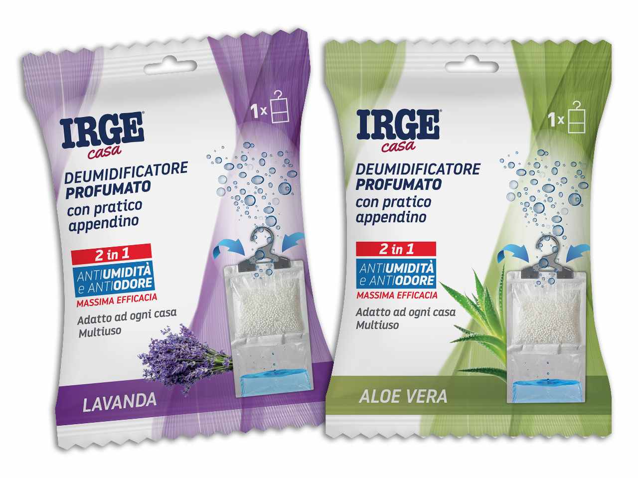 Irge deumidificatore 500ml alla lavanda con appendino