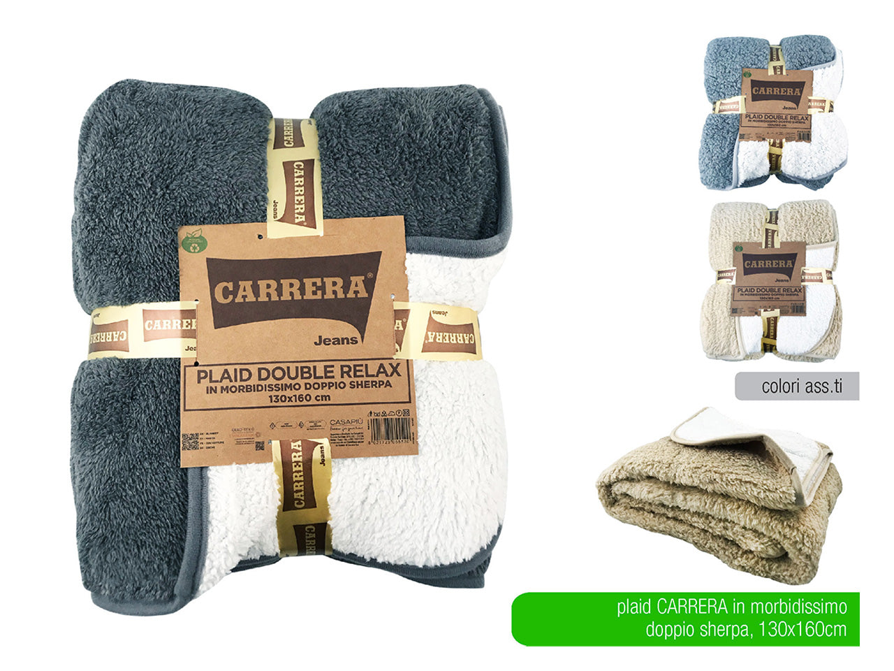 Plaid double relax 130x160cm