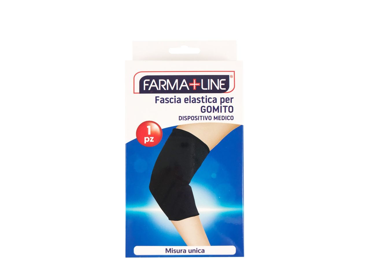 Fascia elastica per gomito - dispositivo medico- misura unica- confezione da 1 fascia