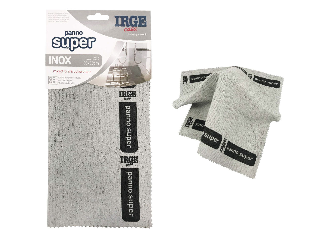 Panno super irge misura 30x30cm inox